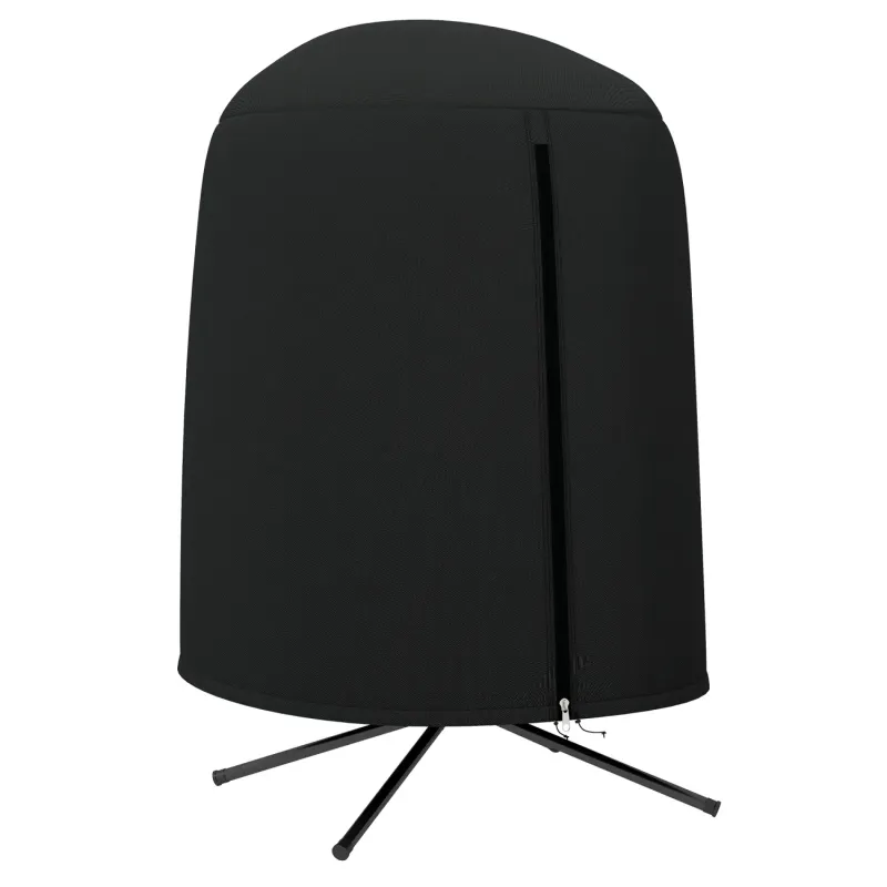 190 x 128cm Hanging Egg Chair Furniture Cover - Black