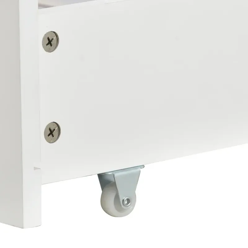 Solid Pine 3FT Single Kids House Bed with Under-Bed Storage Drawers