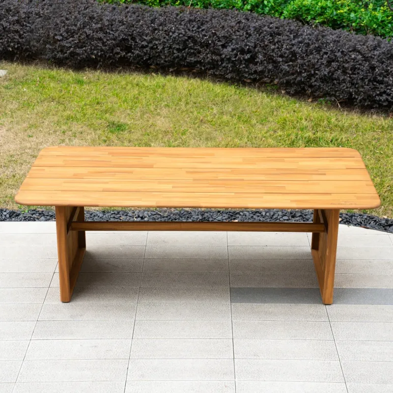Caven 2.2m Solid Wood Outdoor Dining Table