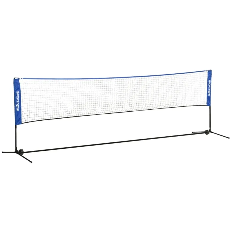4m Height Adjustable Multi-Sport Net for Badminton, Tennis and Pickleball - Blue
