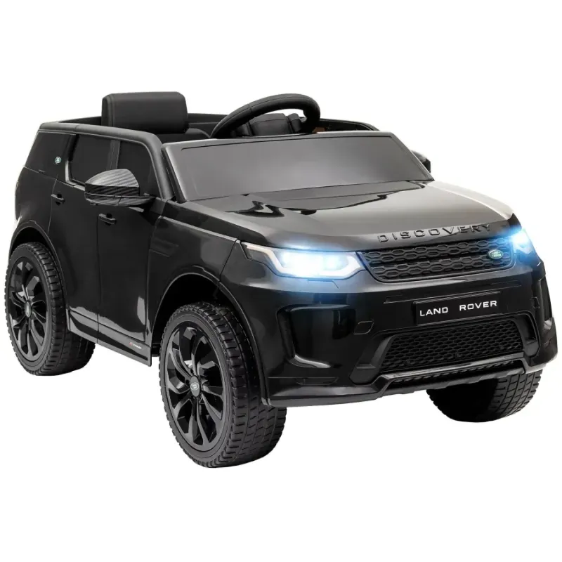 Licensed Land Rover Discovery Sport 12V Kids Electric Ride-On Car - Black
