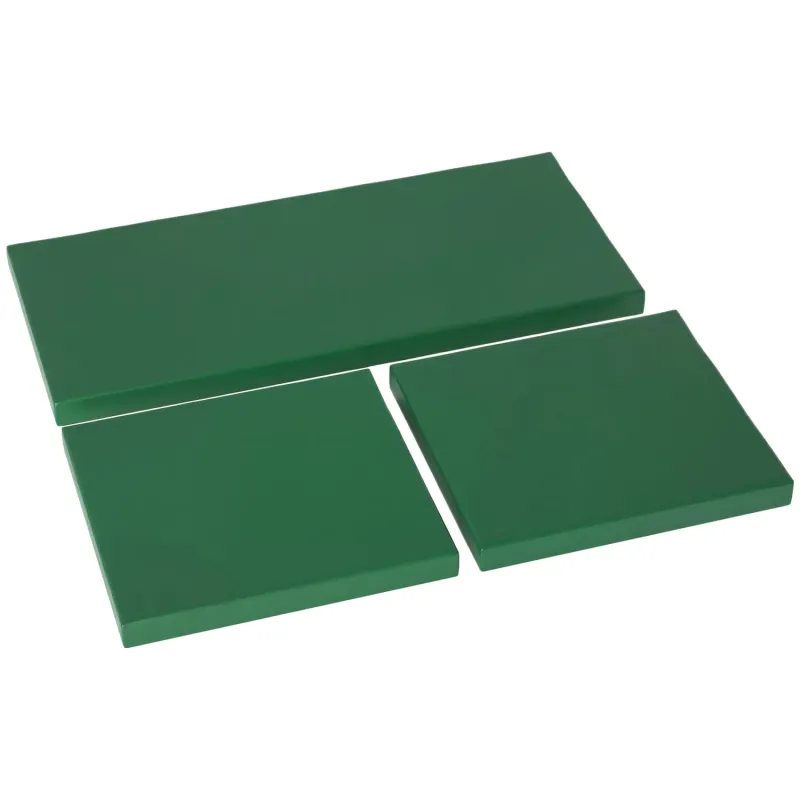 Garden Furniture Seat Cushion Set, 3 Piece - Green