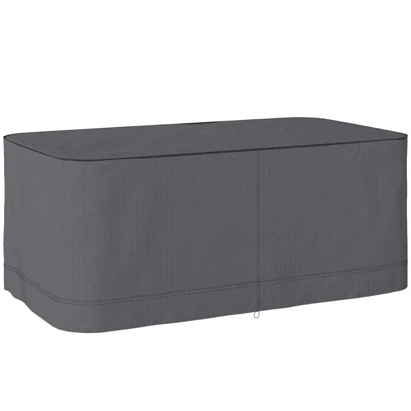 Rectangular Outdoor Garden Furniture Cover, 420D Heavy Duty Oxford Fabric, 235 x 135 x 94cm