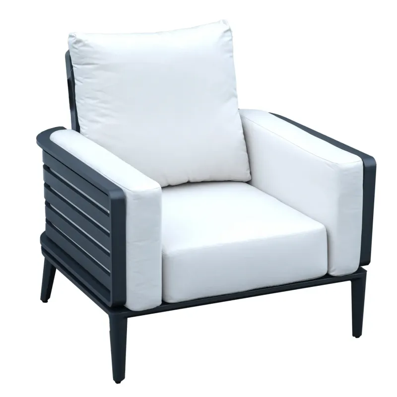 Aurel Aluminium Outdoor Armchair with 17cm Cushions