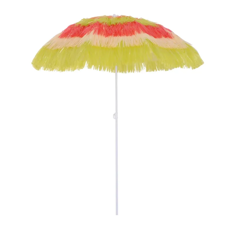 1.6m Hawaii Garden Parasol - Multicolour Tilting Sunshade