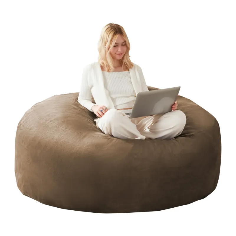 Giant 6ft Plush Bean Bag Sofa Chair – Guest Bed & Reading Lounger
