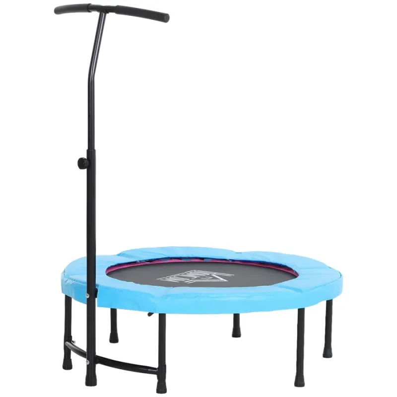 40 Fitness Trampoline with Adjustable Handle - Blue