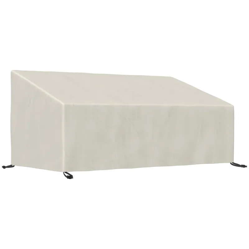 3 Seater Garden Sofa Furniture Cover 600D Oxford Cloth - Beige