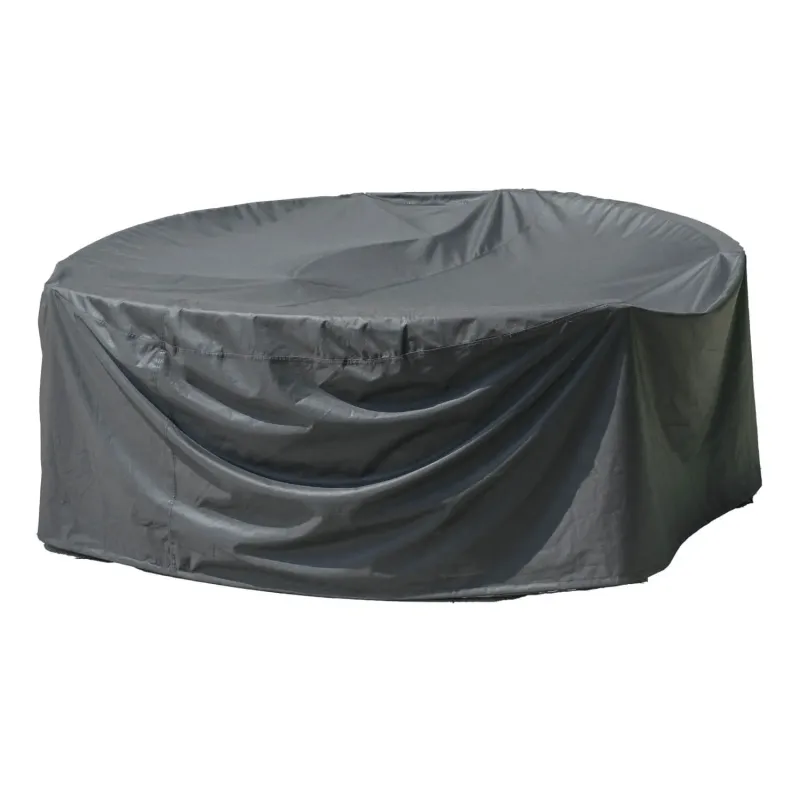 Black Waterproof Garden Furniture Cover - 281 x 91cm