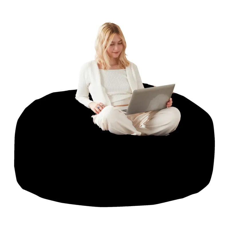 4ft Bean Bag Sofa Chair - Soft Lounger for Adults