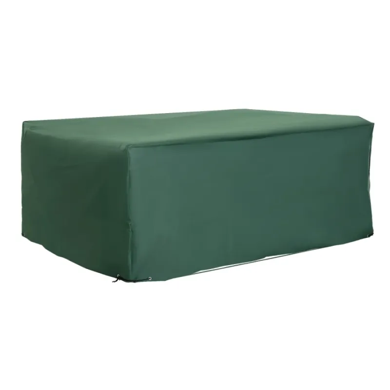 600D Heavy Duty Waterproof Garden Furniture Cover - Large Rectangular - Green - 245 x 165 x 55cm