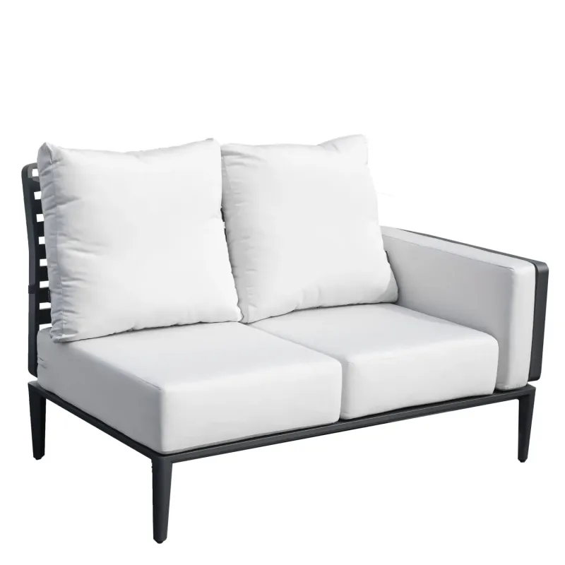 Aurel Aluminium Modular Outdoor Sofa - Left and Right Armrest Pair