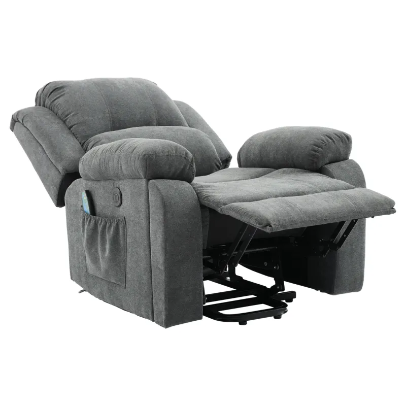 Power Lift Massage Recliner Chair with Heat, Vibration and Cup Holders