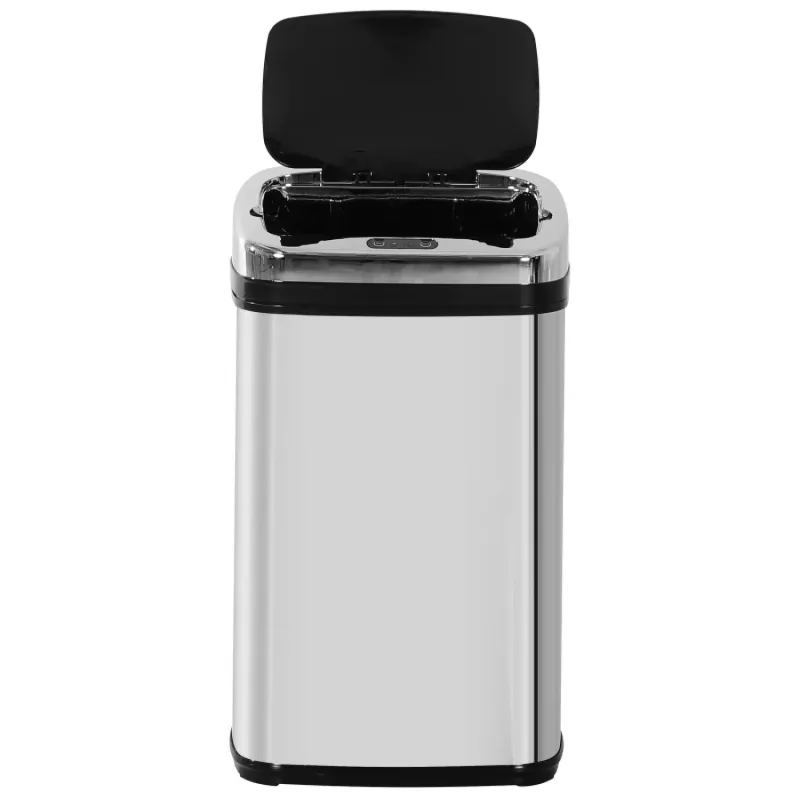 30L Stainless Steel Motion Sensor Kitchen Bin - Silver