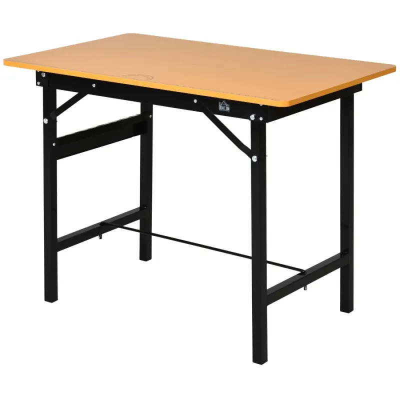 100cm Foldable Garage Work Bench with Integrated Tool Storage