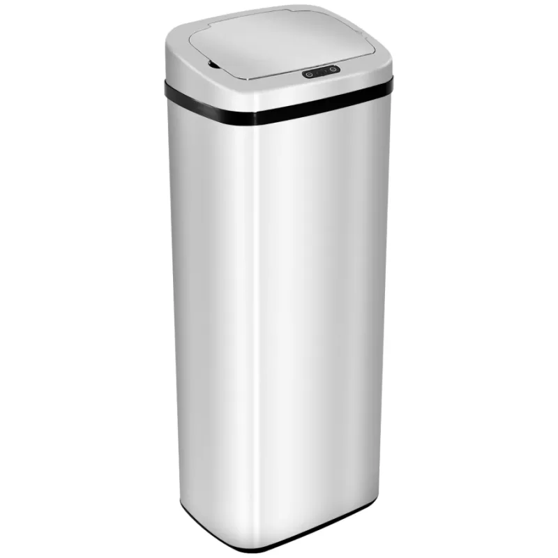 50L Touchless Motion Sensor Kitchen Bin in Stainless Steel