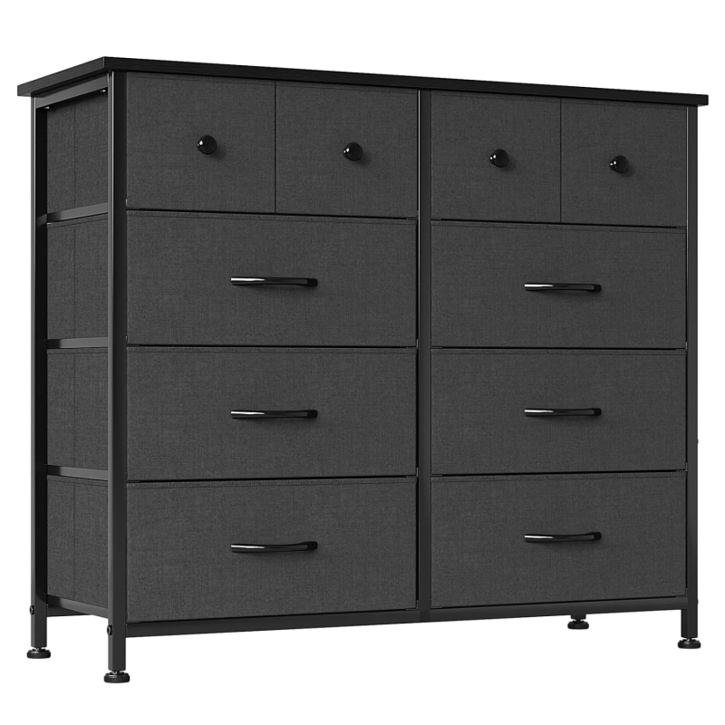 10 Drawer Fabric Chest of Drawers Storage Unit