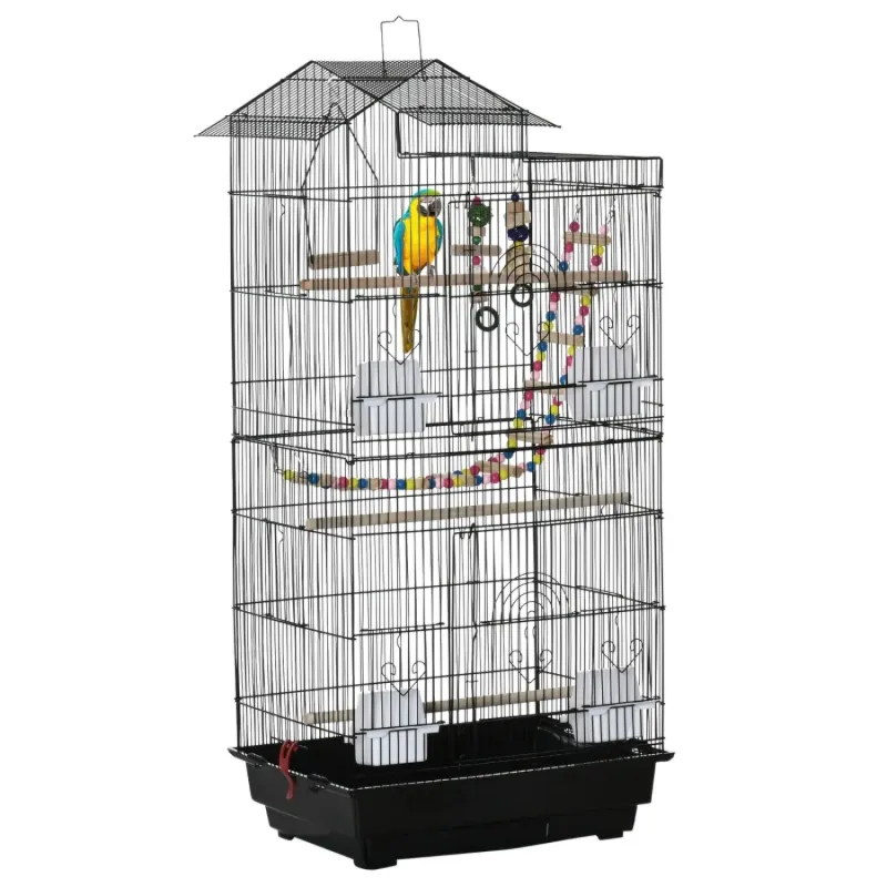 100cm Bird Cage with Toys, Perches and Accessories