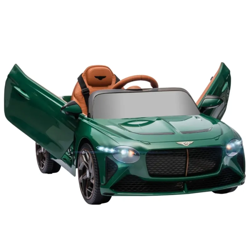Bentley Bacalar Licensed 12V Kids Electric Ride-On Car - Green