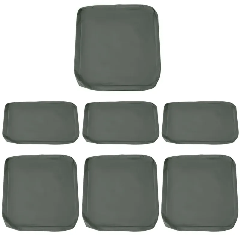 7-Piece Outdoor Rattan Furniture Replacement Cushion Cover Set