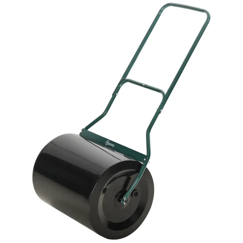 50cm Steel Garden Lawn Roller with 60L Fillable Drum