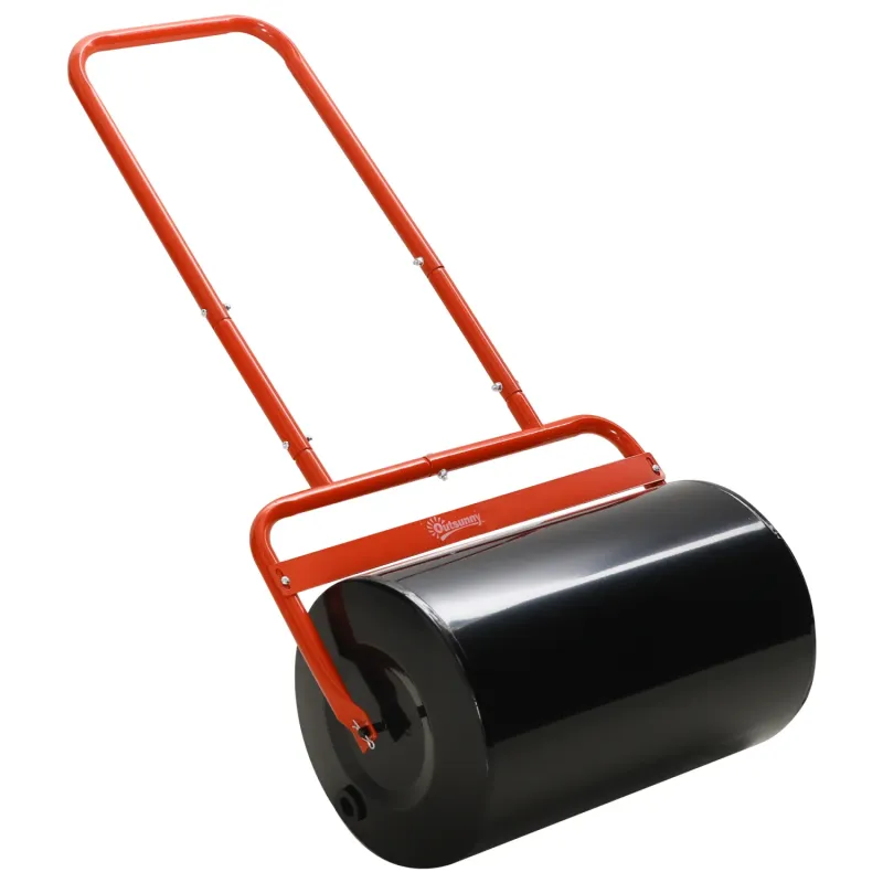 38L Fillable Steel Lawn Roller - Red