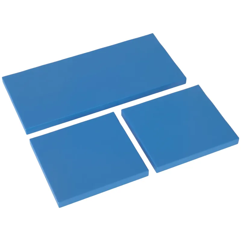 3 Piece Rattan Garden Furniture Replacement Seat Cushion Set - Sky Blue