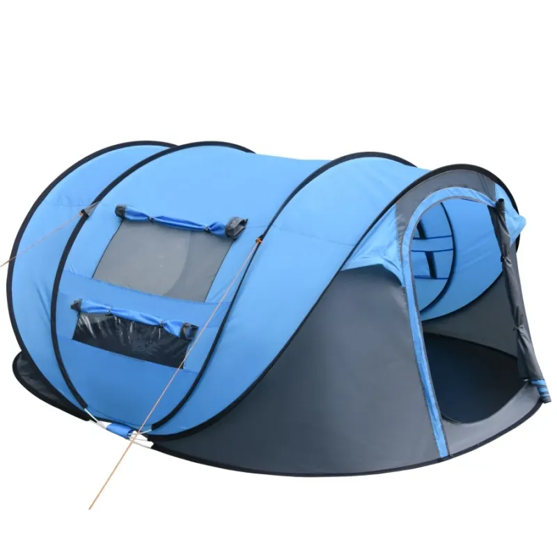 4-5 Person Pop-up Family Camping Tent - Sky Blue