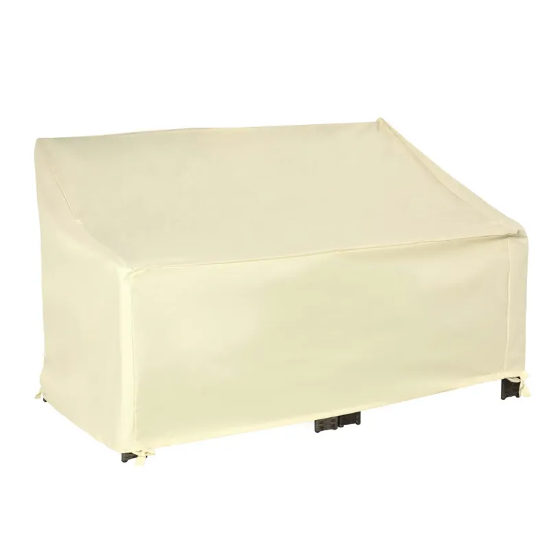 2-Seater Garden Sofa Cover - 600D Oxford Cloth - Beige