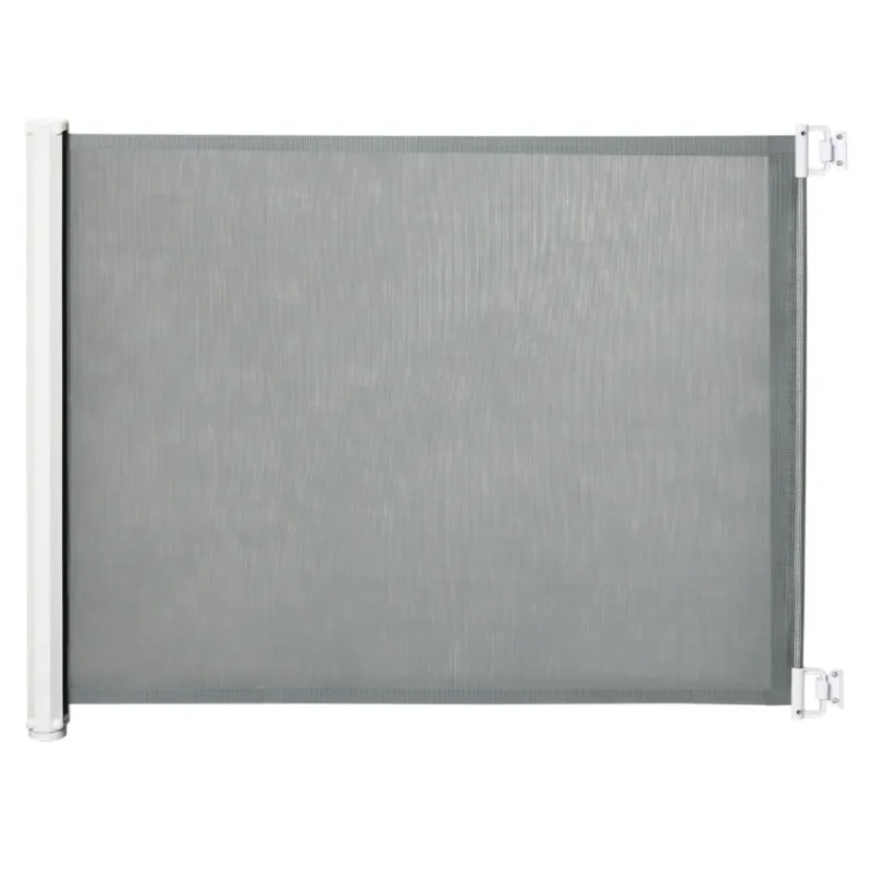 Retractable Pet Safety Gate, Extends to 115cm - Grey