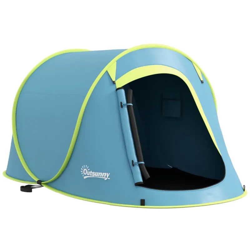 2-Person Pop-Up Dome Tent - Blue