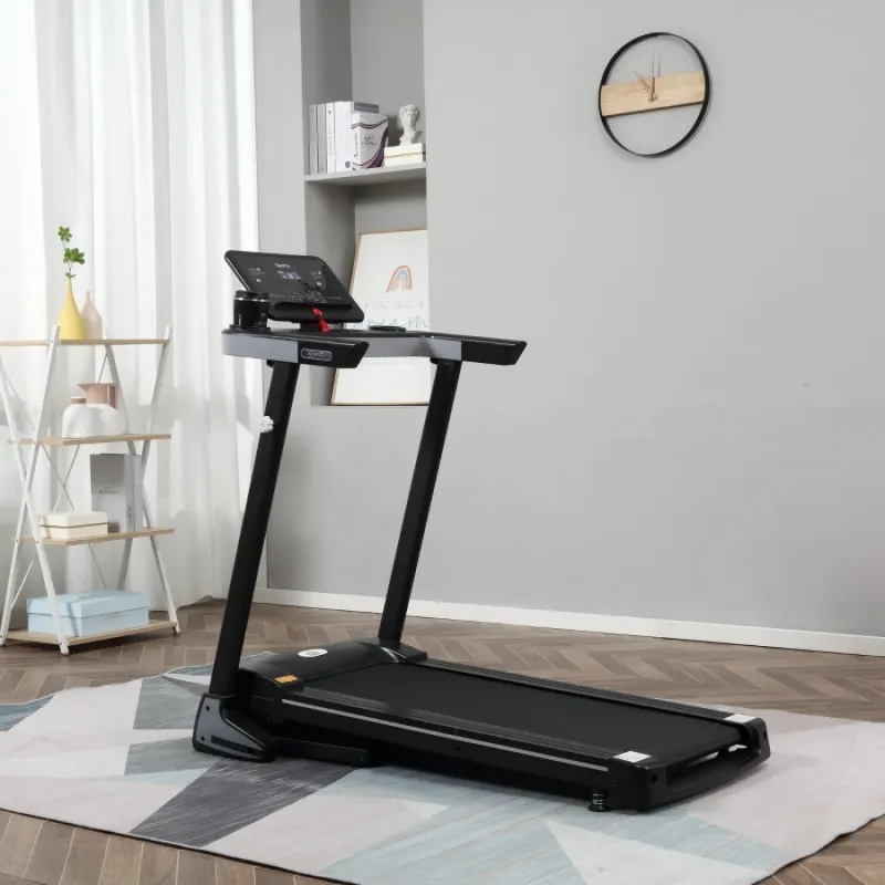 Motorised Folding Treadmill with 12km/h Speed and 12 Pre-set Programmes
