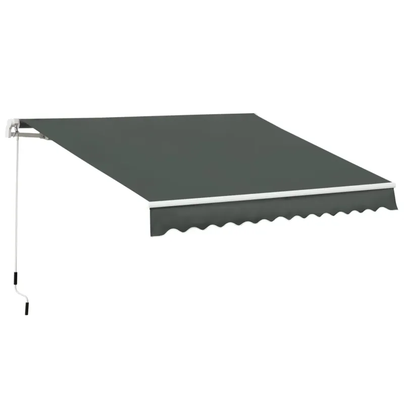  3.5m x 2.5m Manual Retractable Patio Awning