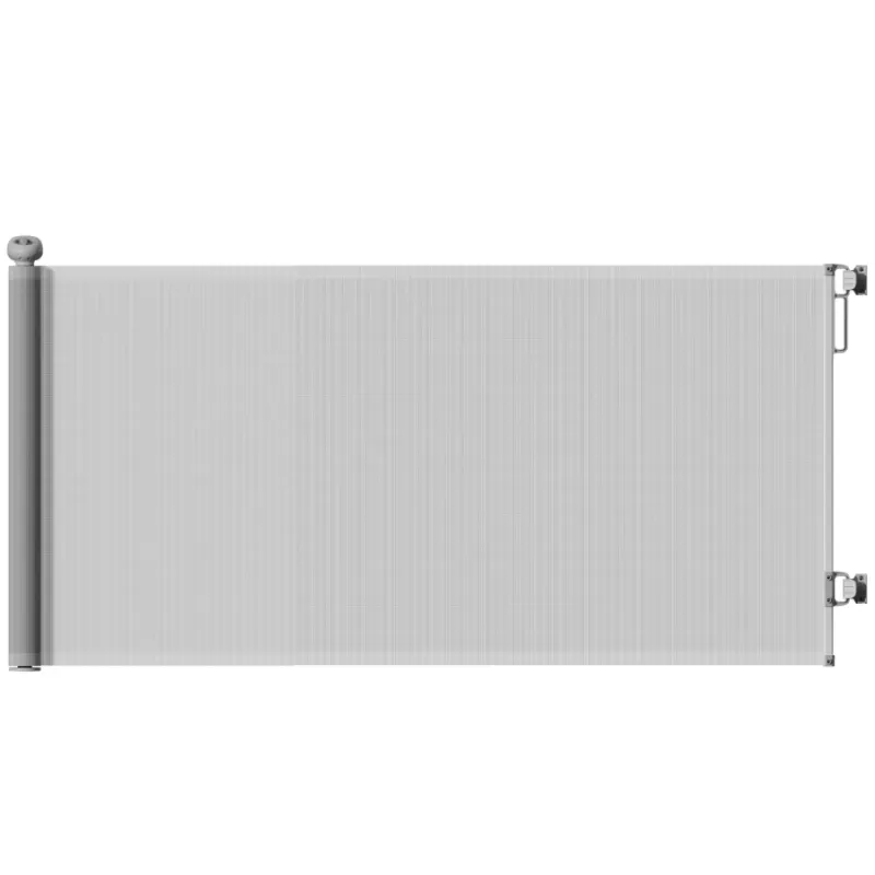 Retractable Dog Safety Gate - Grey (Extends up to 180cm)