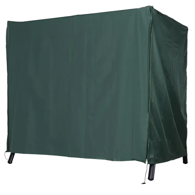Outsunny Three-Seater Swing Chair Protective Cover, 205 x 124cm - Deep Green