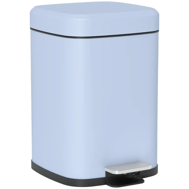 12L Cubic Soft-Close Pedal Bin - Light Blue